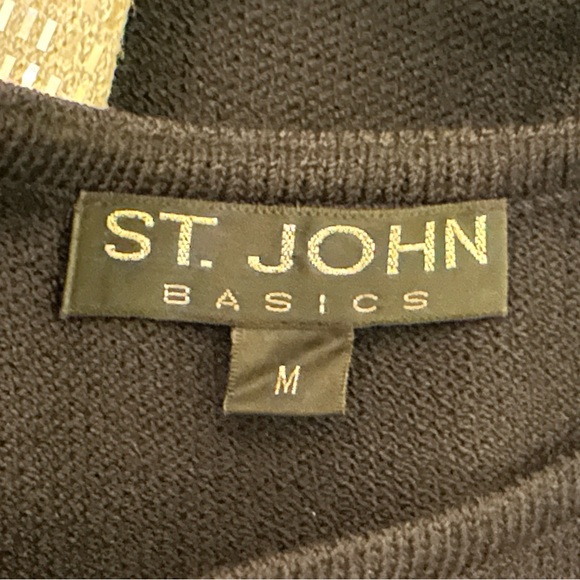 St. John Knit Sport Tank with Shoulder Zipper Perfect Condition w/ tags - Picture 6 of 6